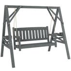 2-zits Tuinschommel, Houten Schommelbank Met Planken, Drankh, Verzenden, Nieuw