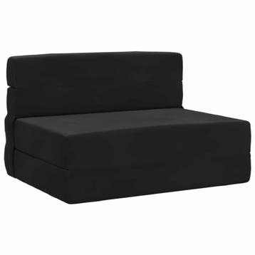 Logeerbed Opvouwbaar | Zwart | Laatste Stuk!, 100 cm, Eenpersoons, Zwart, Zo goed als nieuw
