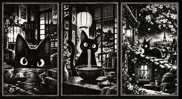 Æ (XX-XXI) - BUNDLE!! Jiji the Black Cat: Tales from Distant, Nieuw