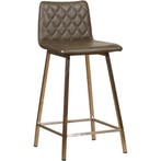 Set van 10 Leren barkrukken Catch laag - Granada Ash, Ophalen of Verzenden, Nieuw, Leer