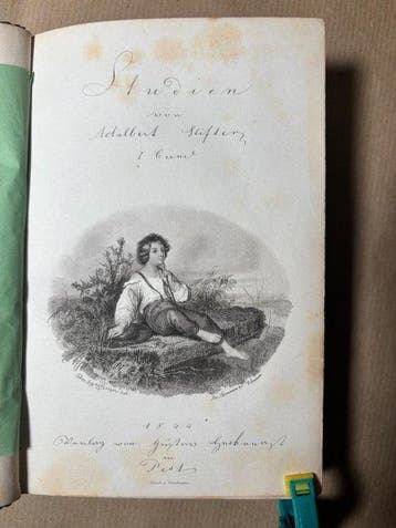 Adalbert Stifter / Peter Johann Nepomuk Geiger (frontispiece