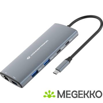 Conceptronic DONN06G laptop dock & poortreplicator Bedraad, Verzenden, Nieuw, Conceptronic