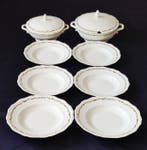Johann Halivald - Tafelservies (8) - Porselein -