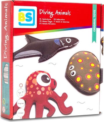 Duik Dieren - Haai, Rog en Octopus | BS - Buitenspeelgoed, Verzenden, Nieuw