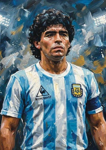 ANDSAL - Diego Armando Maradona 10 Argentina World Cup, Nieuw