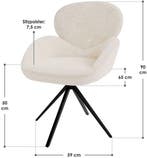 2dekans | Draaistoel / Eetkamerstoel Albano - Incl., Huis en Inrichting, Stoelen, Ophalen of Verzenden, Zo goed als nieuw