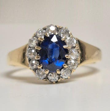 Zonder minimumprijs - Ring - 18 karaat Geel goud - 1.21ct., Nieuw