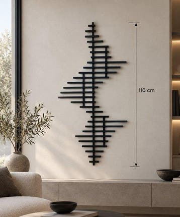 D.B - Wall Sculpture Elegance in Steel XL Size No reserve