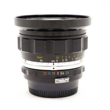 Nikon 20mm F3.5 Nikkor-UD Auto Nippon Kogaku Japan F-Mount, Audio, Tv en Foto, Fotografie | Lenzen en Objectieven, Nikon, Zo goed als nieuw