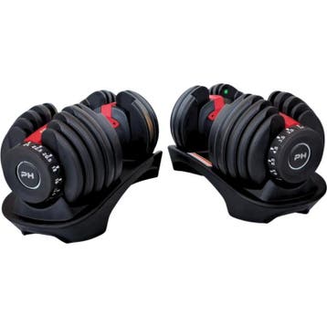 Verstelbare Dumbbells Set 24KG | 15 standen| Nu €115 Korting, Sport en Fitness, Fitnessmaterialen, Verzenden, Nieuw, Benen, Dumbbell