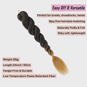 Ombre Jumbo Synthetisch Vlecht Haar - 2-Tone Kleuren voor DI, Verzenden, Nieuw
