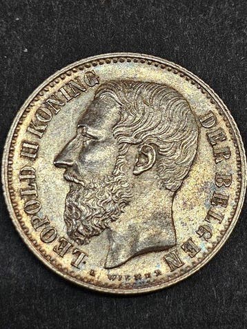 België. Leopold II. 1 Franc 1887 Vlaams (Zonder
