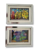 Friedensreich Hundertwasser (1928-2000) - Waiting Houses, A