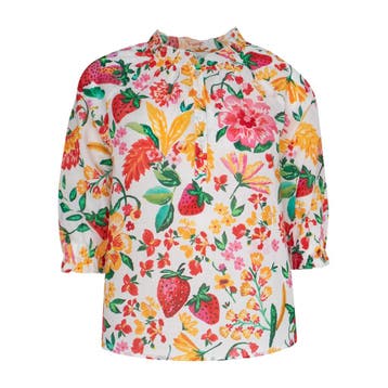 Princess goes Hollywood • bloemen blouse • 36, Kleding | Dames, Princess goes Hollywood, Verzenden, Wit, Nieuw