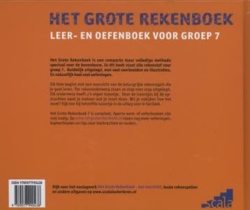 Groep 7 / Het grote Rekenboek / leer- en oefenboek, Verzenden, Zo goed als nieuw