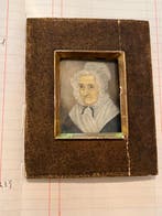 Antique - Photographic Miniature Portrait - 19th Century, Nieuw