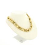 Gouden Figaro schakelketting, Ophalen of Verzenden, Gebruikt, Overige kleuren, Goud