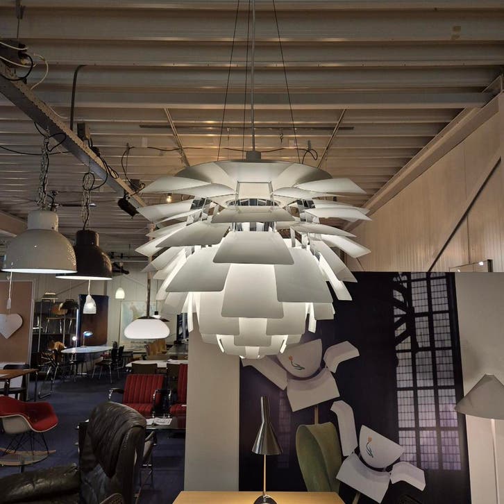 Louis Poulsen Nieuw en Vintage PH5 Artichoke Snowball SALE!, Huis en Inrichting, Lampen | Hanglampen, Nieuw, Glas, Kunststof, Metaal