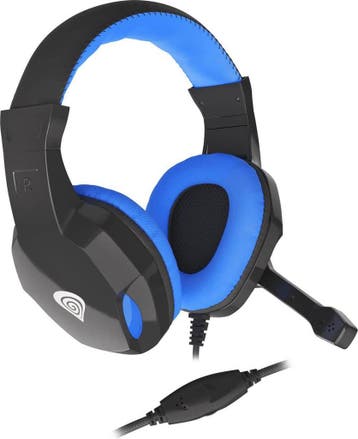 Gaming Earpiece with Microphone Genesis ARGON 100 Blue, Ophalen of Verzenden, Nieuw