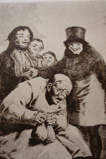 Francisco De Goya (1746-1828) - Caprichos Blatt #30 Por que