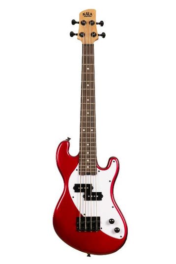 Kala Solid Body 4-String Candy Apple Red Fretted U-BASS, Verzenden, Nieuw