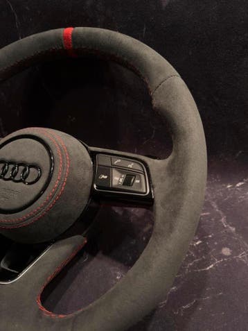Audi Volledig ALCANTARA Stuur 12H Markering Rood, Ophalen of Verzenden, Nieuw, Audi