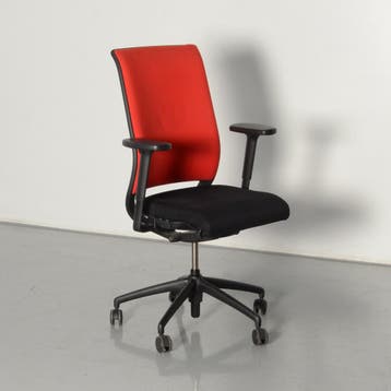 Interstuhl 162H bureaustoel, zwart / rood, 1D armlegger, Ophalen of Verzenden, Nieuw in verpakking