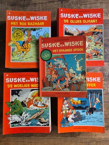 Suske en Wiske 150 t/m 229 - opeenvolgende reeks SC - 80, Boeken, Stripboeken, Nieuw