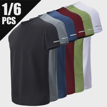 Heren Zomer T-shirt Korte Mouw - Sneldrogend & Ademend Sport, Verzenden, Nieuw