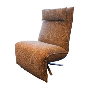 Chill Line relaxstoel Indi in Kashmar stof met 25% KORTING!!, Minder dan 75 cm, Stof, Nieuw, Ophalen of Verzenden