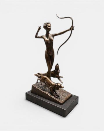 Josef Lorenzl (1892-1950) - after - sculptuur, Diana with
