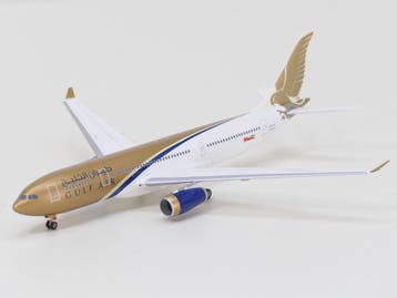 Schaal 1:200 Herpa 551069 Airbus A330-200 Gulf Air Reg. A..., Ophalen of Verzenden, Gebruikt