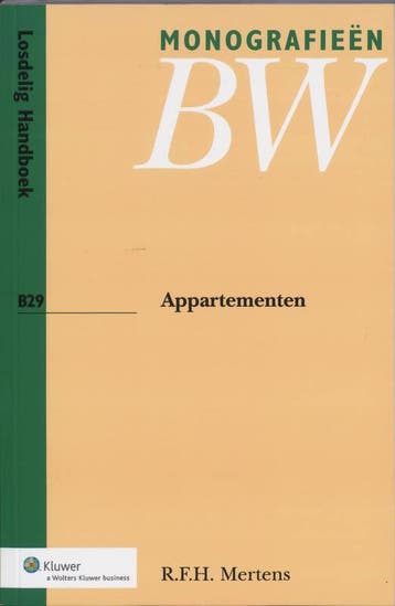 Appartementen | R.F.H. Mertens | Nieuw, Ophalen of Verzenden, Nieuw, R.F.H. Mertens