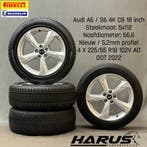 Originele Audi A6 / S6 4K C8 18 inch Winterwielen 4K0601025D, 18 inch, Gebruikt, Banden en Velgen, Personenwagen