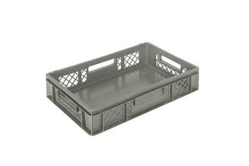 Geperforeerde Krat | Grijs | 60x40 cm | 6 Formaten, Verzenden, Nieuw in verpakking
