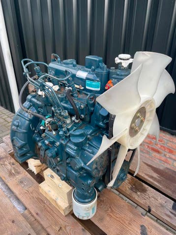 Kubota D1105 motor compleet en goed !, 4 cilinders