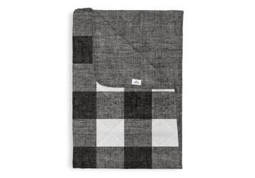 ZoHome Bedsprei Quattro di Lino Dark Grey 100% Polyester, Nieuw