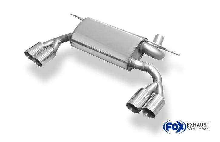 FOX BMW F30/31 - 316d/318d/320d M-Pakket einddemper, dwars,, Auto-onderdelen, Uitlaatsystemen, Nieuw, Verzenden