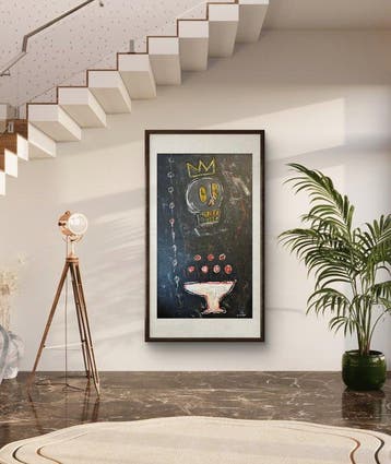 Malo - Red Seeds - like basquiat, Antiek en Kunst, Kunst | Schilderijen | Modern