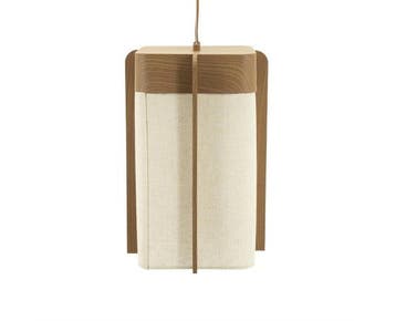 Pendant lamp Aterlier large - bruin | BY-BOO, Ophalen of Verzenden, Nieuw