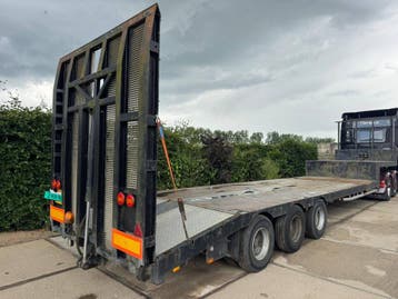 Veiling: Semi-Dieplader Nooteboom OSD-39-VV 39000kg 1982, Overige kleuren, Overige brandstoffen, Aanhangers en Opleggers, BTW verrekenbaar