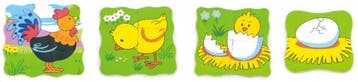 Viga Toys Groeipuzzel Kip 4 lagen 1 van €12,95 voor €6,47, Ophalen of Verzenden, Nieuw