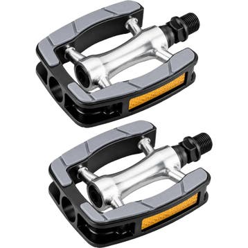 Union Aluminium fiets pedaal - non-slip grijs - 9/16 EDB..., Ophalen of Verzenden, Nieuw, Crankstel of Pedalen