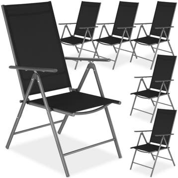 Opvouwbare tuinstoelen met verstelbare rugleuning, gaas, Verzenden, Nieuw