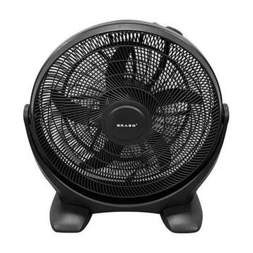 BRASQ F200 vloerventilator zwart (50 cm), Witgoed en Apparatuur, Ventilatoren, Verzenden, Nieuw