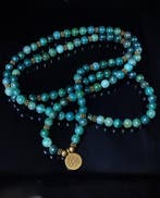 Geen reserveprijs Mooie mosagaat Handgemaakt Tasbih