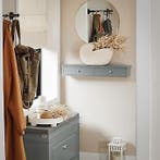 2dekans | SoBuy - Wandkastje - 2 Lades - 64 x 10 x 15 cm -, Ophalen of Verzenden, Zo goed als nieuw