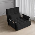 Vouwbare Vloersofa met Verstelbare Rugleuning en Opbergvakke, Verzenden, Nieuw