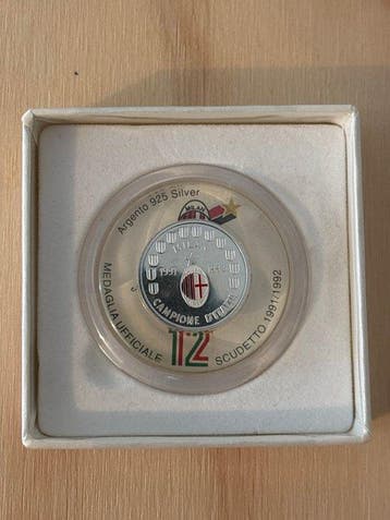 Milan A.C. - Italiaanse Serie A - 1992 - Sportmedaille, Nieuw