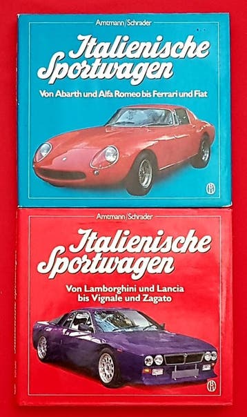 Italiensche Sportwagen, alfa romeo, lamborghini,ferrari,fiat, Gelezen, Algemeen, Verzenden, Amtmann